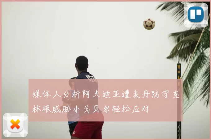 媒体人分析阿夫迪亚遭麦丹防守克林根威胁小戈贝尔轻松应对